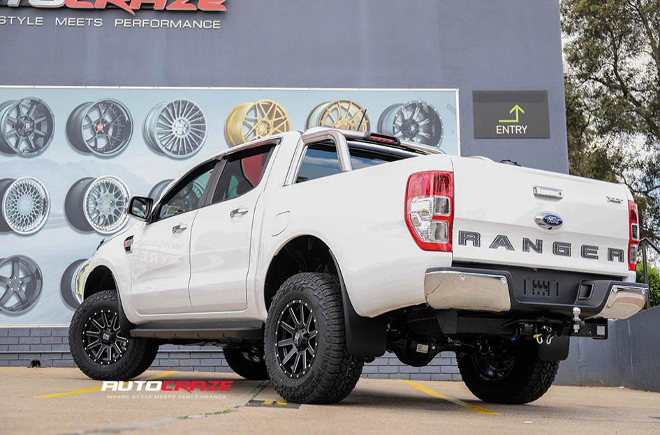 FORD RANGER HEIST SATIN BLACK MILLED